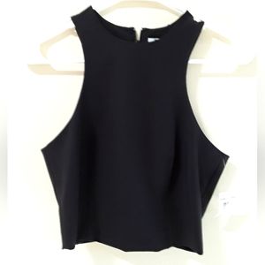 Alexander Wang black crop top